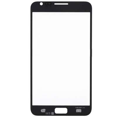 For Samsung Galaxy Note N7000 / i9220 10pcs Front Screen Outer Glass Lens (Black)