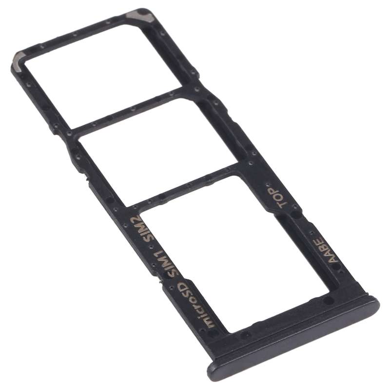 For Samsung Galaxy A12 SM-A125 SIM Card Tray + SIM Card Tray + Micro SD Card Tray (Red)
