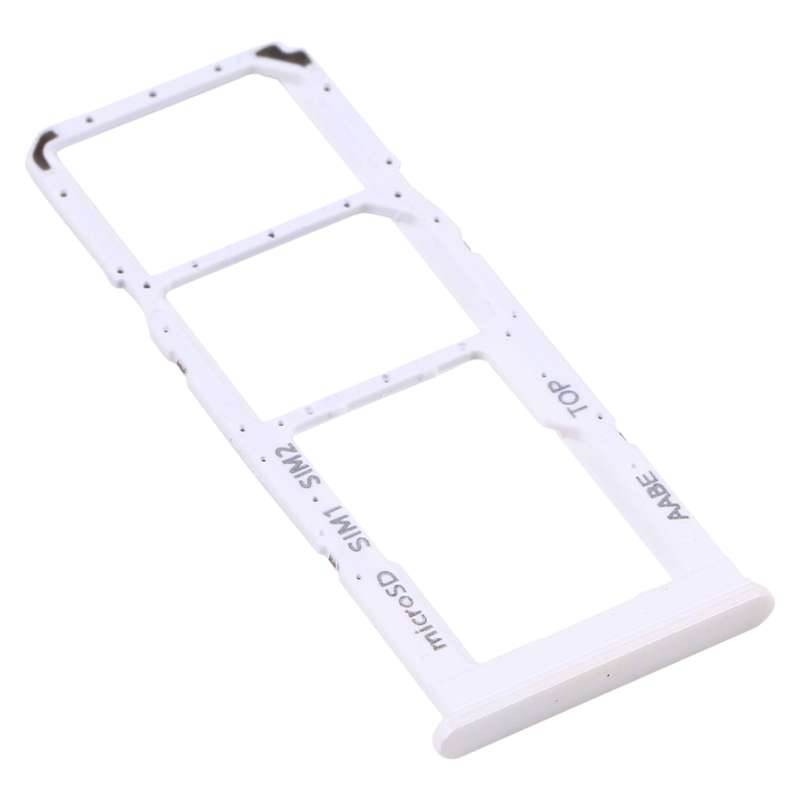 For Samsung Galaxy A12 SM-A125 SIM Card Tray + SIM Card Tray + Micro SD Card Tray (Red)