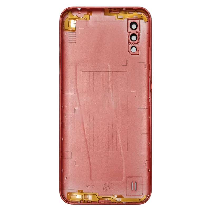 For Samsung Galaxy A01 SM-015F Battery Back Cover With Camera Lens (Blue)