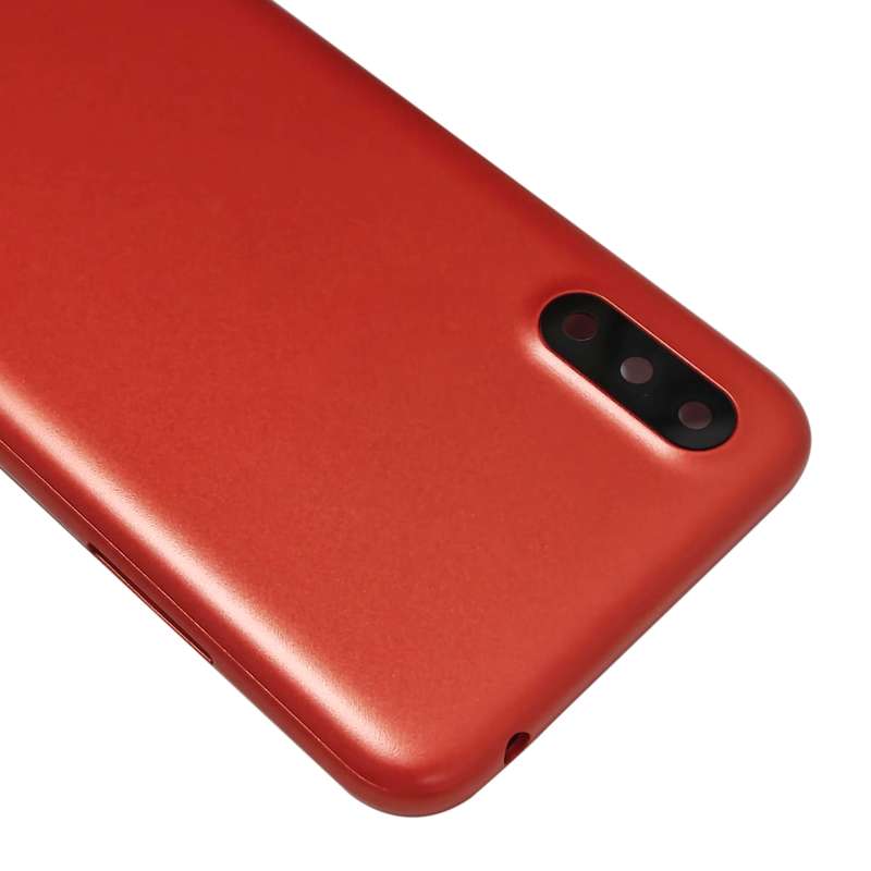 For Samsung Galaxy A01 SM-015F Battery Back Cover With Camera Lens (Blue)
