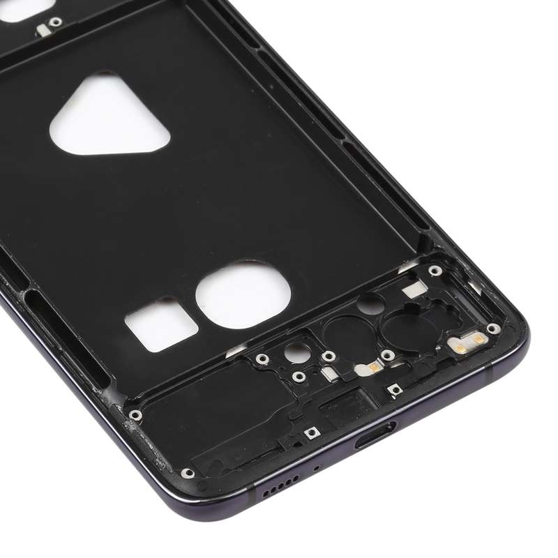 For Samsung Galaxy A90 5G SM-A908B Middle Frame Bezel Plate (Black)