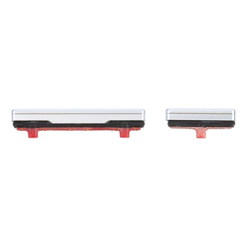 For Samsung Galaxy S21 Ultra 5G Power Button and Volume Control Button(Silver)