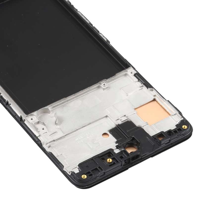 OLED LCD Screen for Samsung Galaxy A70 SM-A705 (6.39 inch) Digitizer Full Assembly with Frame (Black