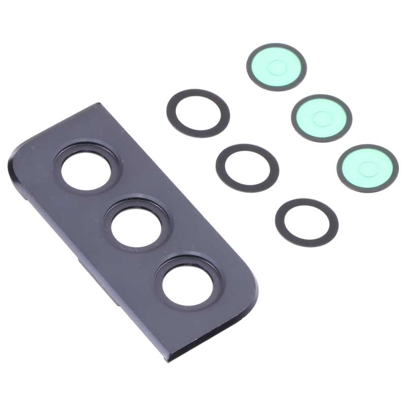 For Samsung Galaxy S21 5G SM-G991 10pcs Camera Lens Cover (Black)