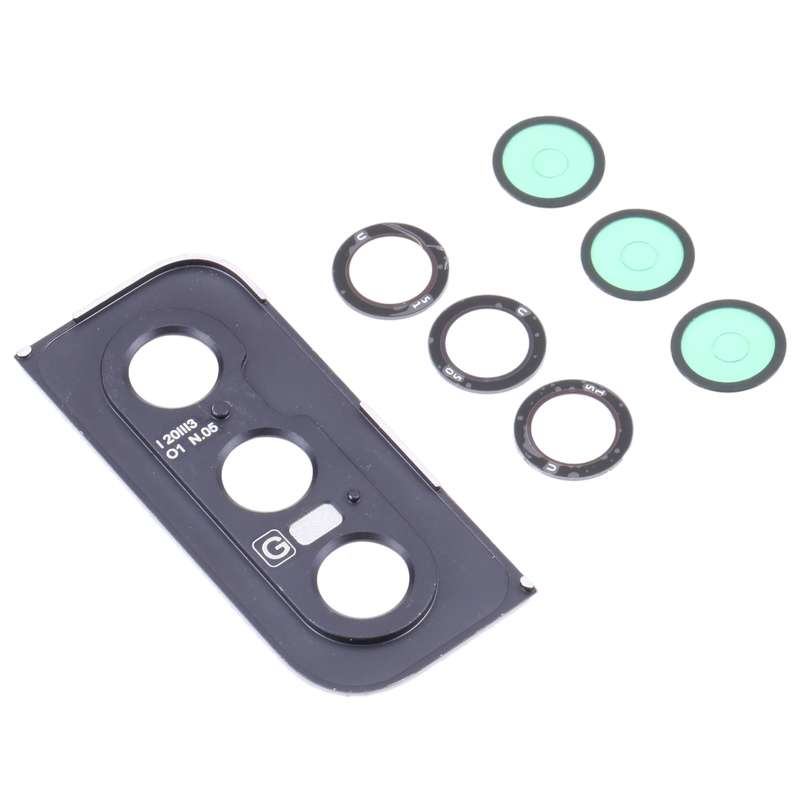 For Samsung Galaxy S21 5G SM-G991 10pcs Camera Lens Cover (Black)