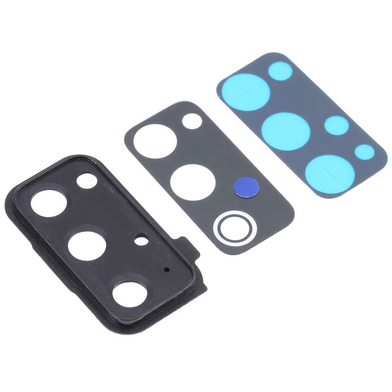 For Samsung Galaxy S20 FE 5G SM-G781 10pcs Camera Lens Cover (Black)