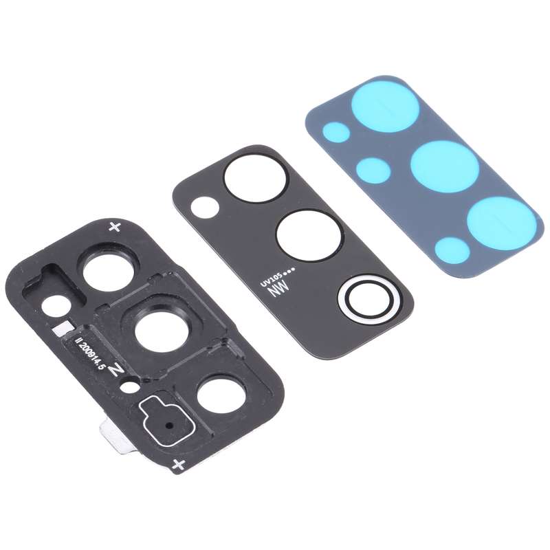 For Samsung Galaxy S20 FE 5G SM-G781 10pcs Camera Lens Cover (Black)
