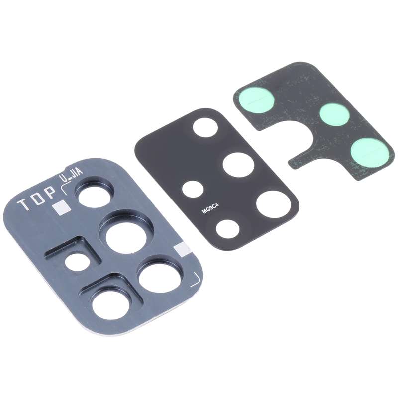 For Samsung Galaxy A71 5G SM-A716 10pcs Camera Lens Cover (Black)