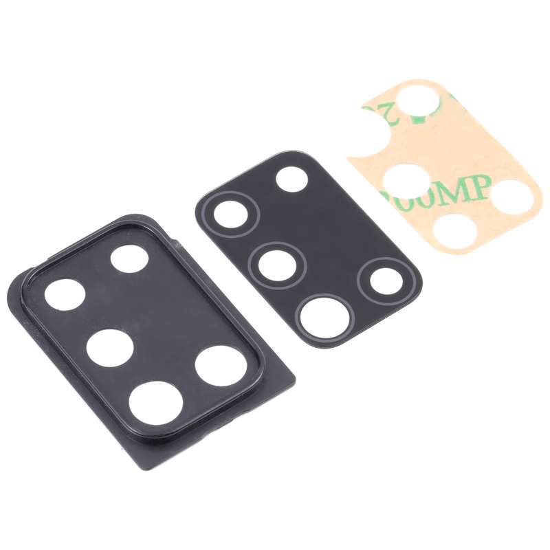 For Samsung Galaxy A21s SM-A217 10pcs Camera Lens Cover (Black)