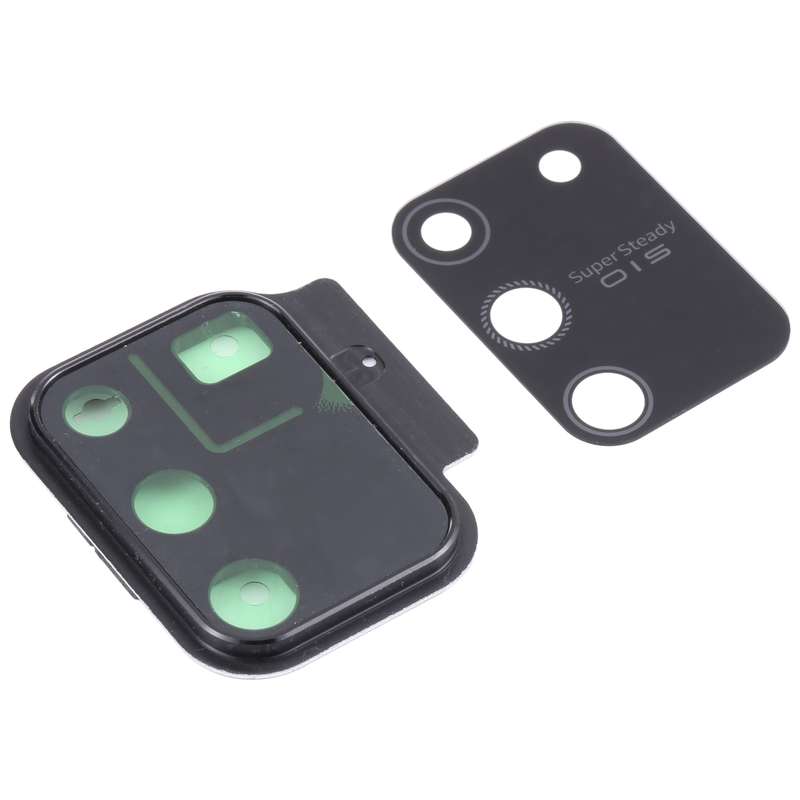 For Samsung Galaxy S10 Lite SM-G770 10pcs Camera Lens Cover (Black)