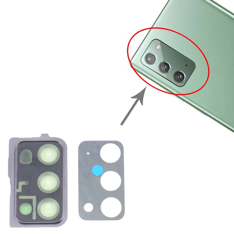 For Samsung Galaxy Note20 5G SM-N981 10pcs Camera Lens Cover (Black)