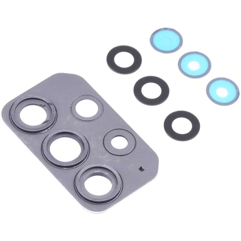 For Samsung Galaxy A72 SM-A725 10pcs Camera Lens Cover (Black)