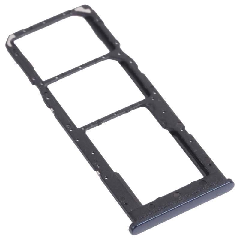 For Samsung Galaxy M12 SM-M127 SIM Card Tray + SIM Card Tray + Micro SD Card Tray (Blue)