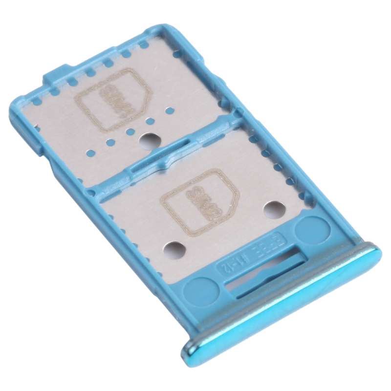 For Samsung Galaxy M31s SM-M317 SIM Card Tray + SIM Card Tray + Micro SD Card Tray (Blue)