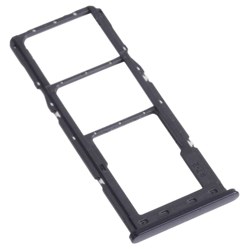For Samsung Galaxy A22 SM-A225 SIM Card Tray + SIM Card Tray + Micro SD Card Tray (Purple)