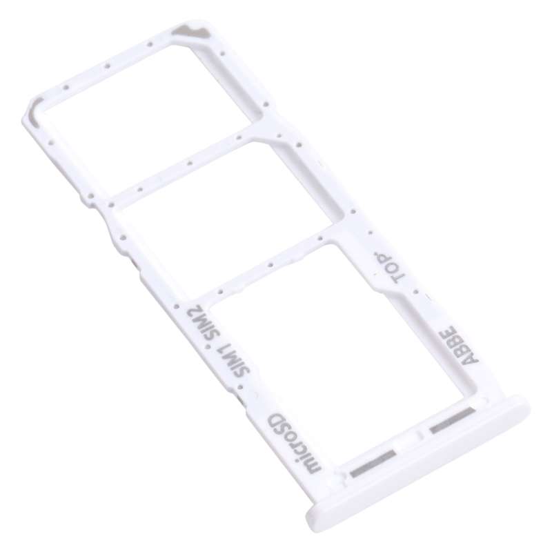 For Samsung Galaxy A22 SM-A225 SIM Card Tray + SIM Card Tray + Micro SD Card Tray (Purple)