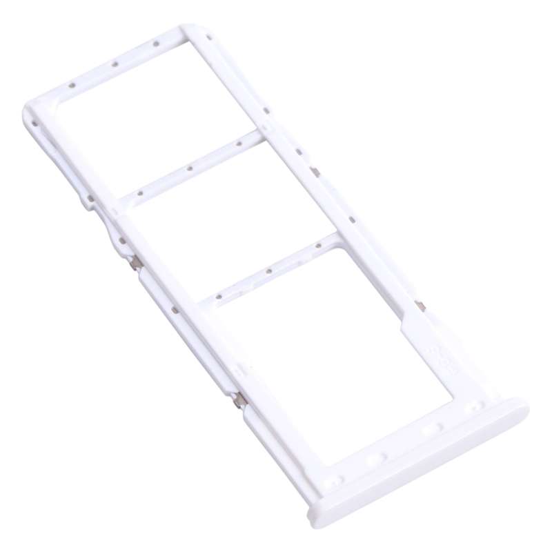 For Samsung Galaxy A22 SM-A225 SIM Card Tray + SIM Card Tray + Micro SD Card Tray (Purple)