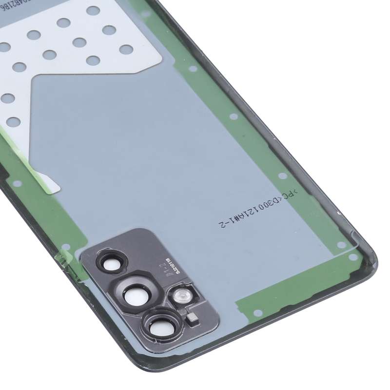For Samsung Galaxy A82 Battery Back Cover With Camera Lens (Black)