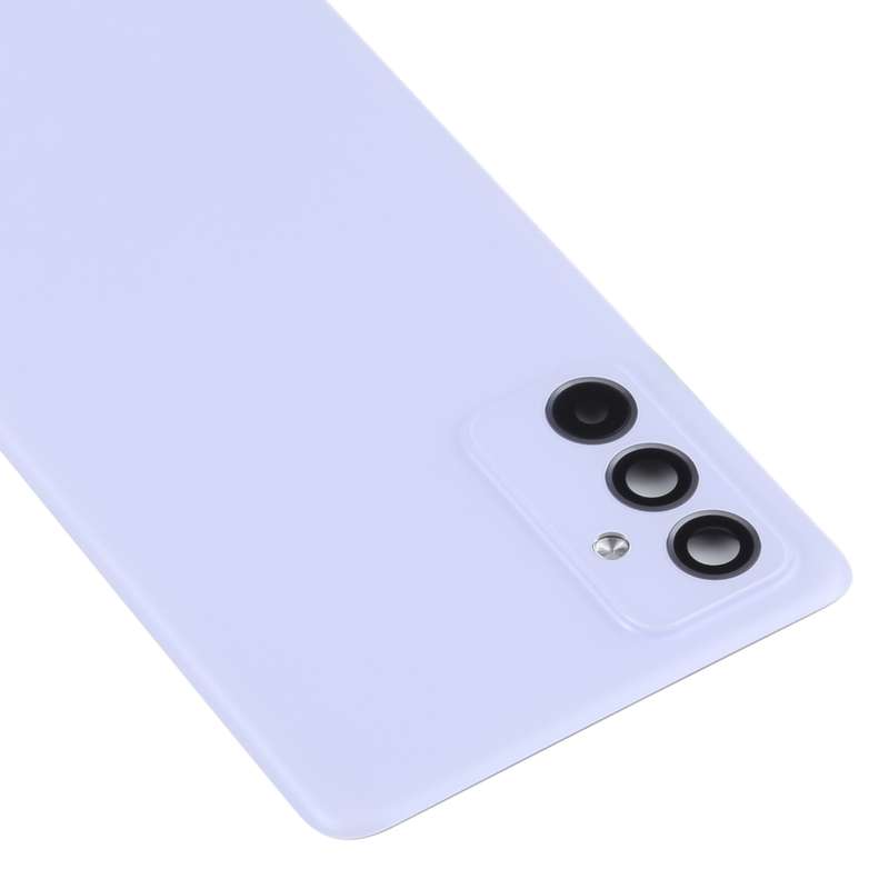 For Samsung Galaxy A82 Battery Back Cover With Camera Lens (Black)