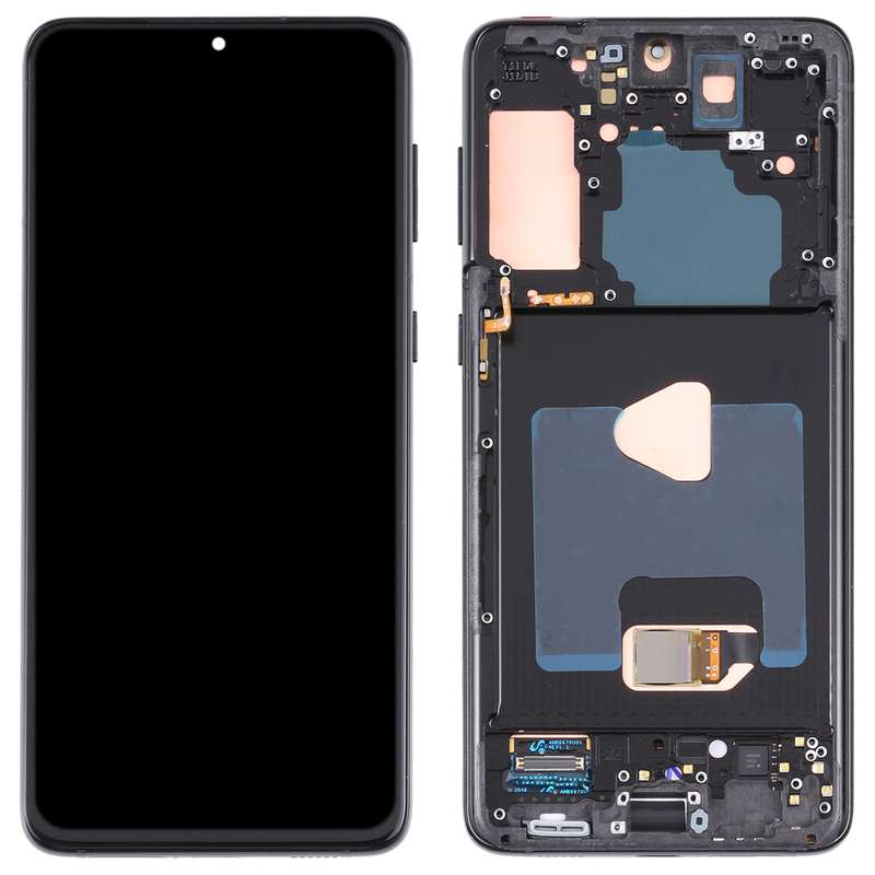For Samsung Galaxy S21+ 5G SM-G996 Original LCD Screen Digitizer Full Assembly With Frame (Gold)