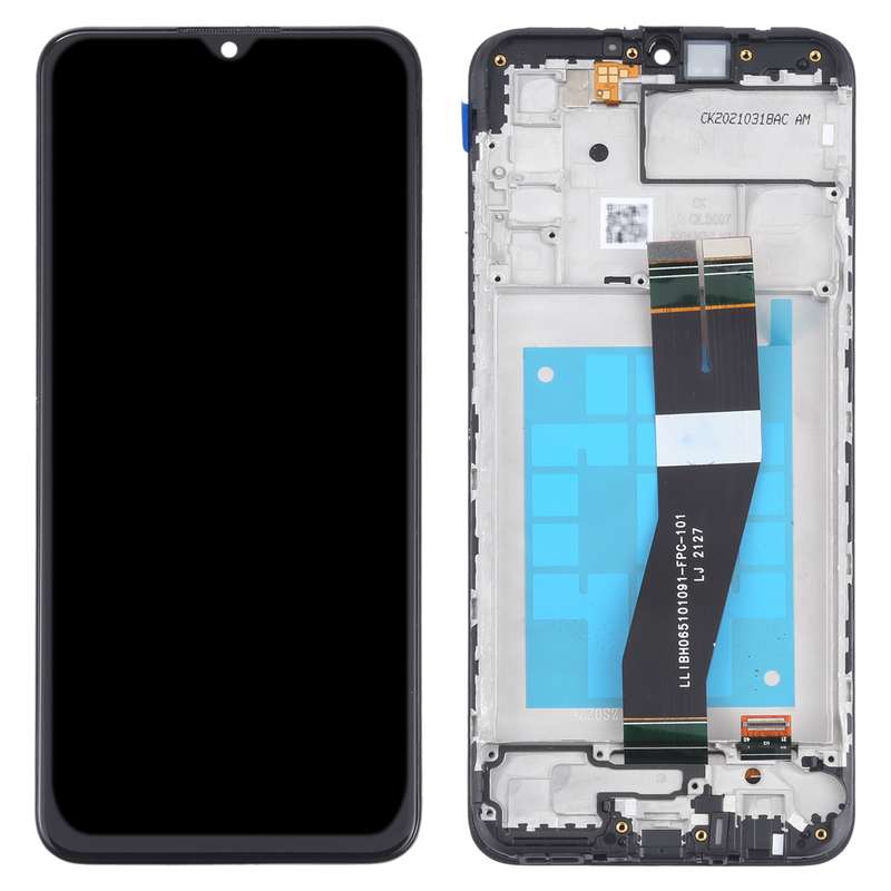 OEM LCD Screen for Samsung Galaxy M02s (NL Version) Digitizer Full Assembly With Frame