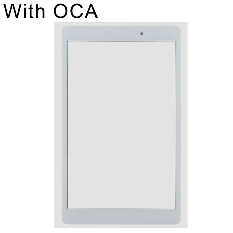 For Samsung Galaxy Tab A 8.0 (2019) SM-T295 (LTE Version) Front Screen Outer Glass Lens with OCA Opt