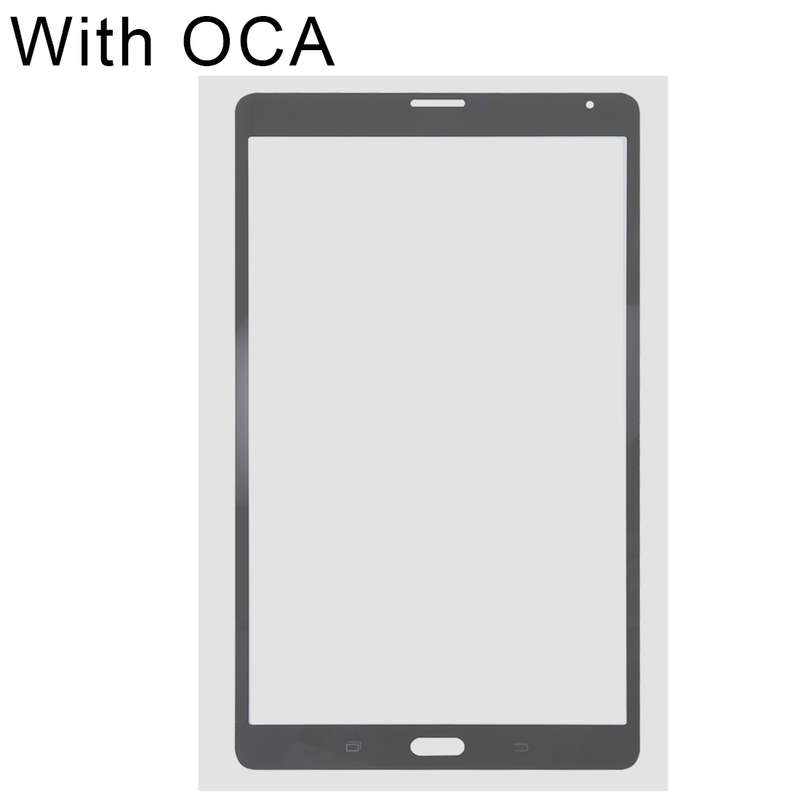 For Samsung Galaxy Tab S 8.4 LTE / T705 Front Screen Outer Glass Lens with OCA Optically Clear Adhes