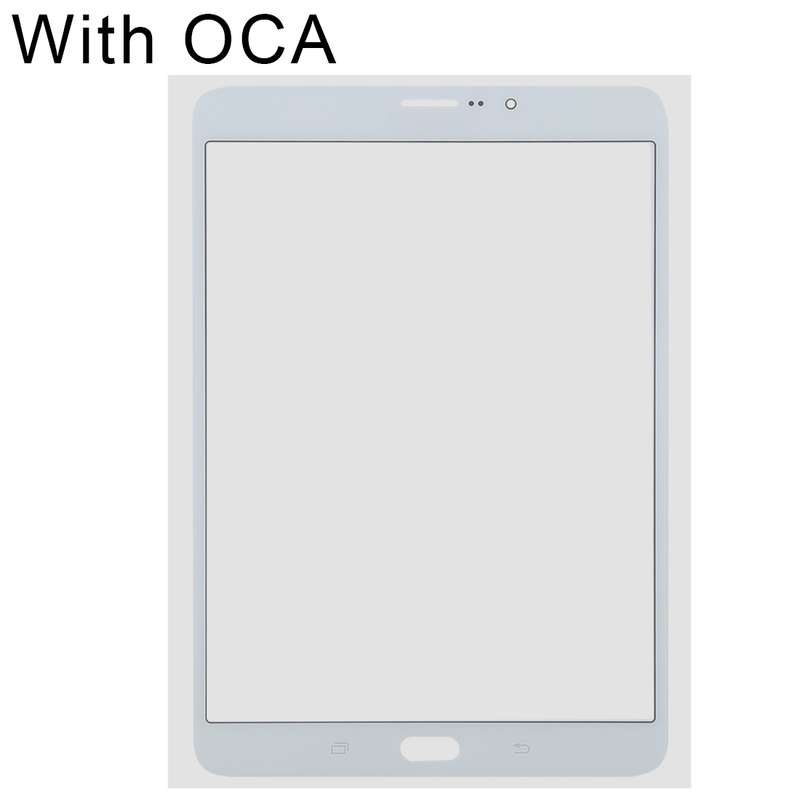 For Samsung Galaxy Tab S2 8.0 LTE / T719 Front Screen Outer Glass Lens with OCA Optically Clear Adhe