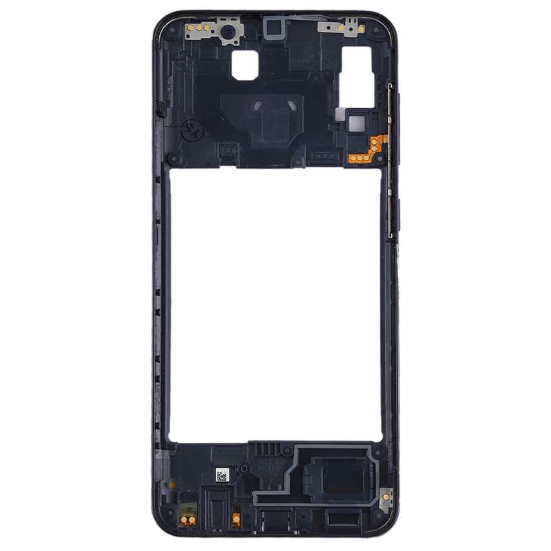 For Galaxy A20 Middle Frame Bezel Plate (Black)