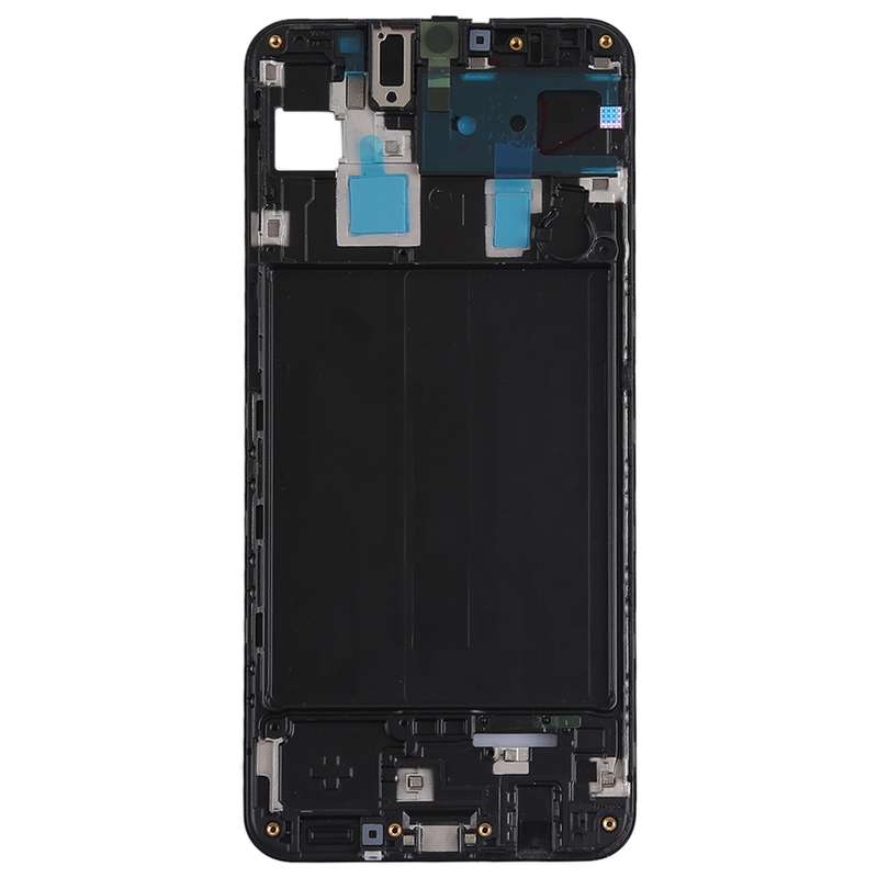 For Galaxy A30, SM-A305F/DS Front Housing LCD Frame Bezel Plate (Black)