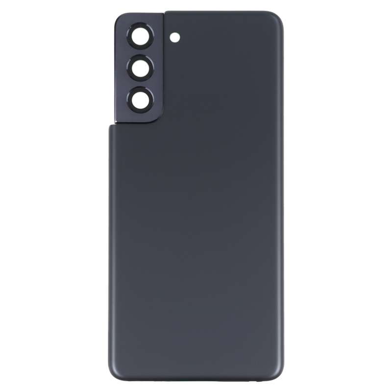For Samsung Galaxy S21 5G Battery Back Cover with Camera Lens Cover (Purple)