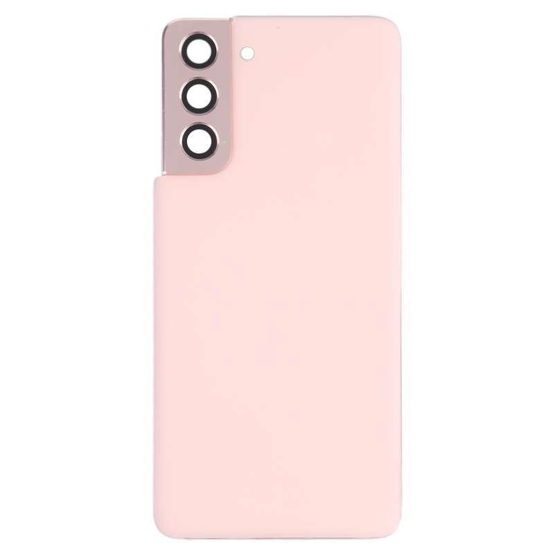 For Samsung Galaxy S21 5G Battery Back Cover with Camera Lens Cover (Purple)