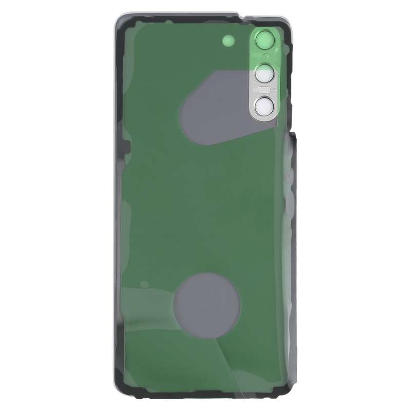 For Samsung Galaxy S21 5G Battery Back Cover with Camera Lens Cover (Purple)