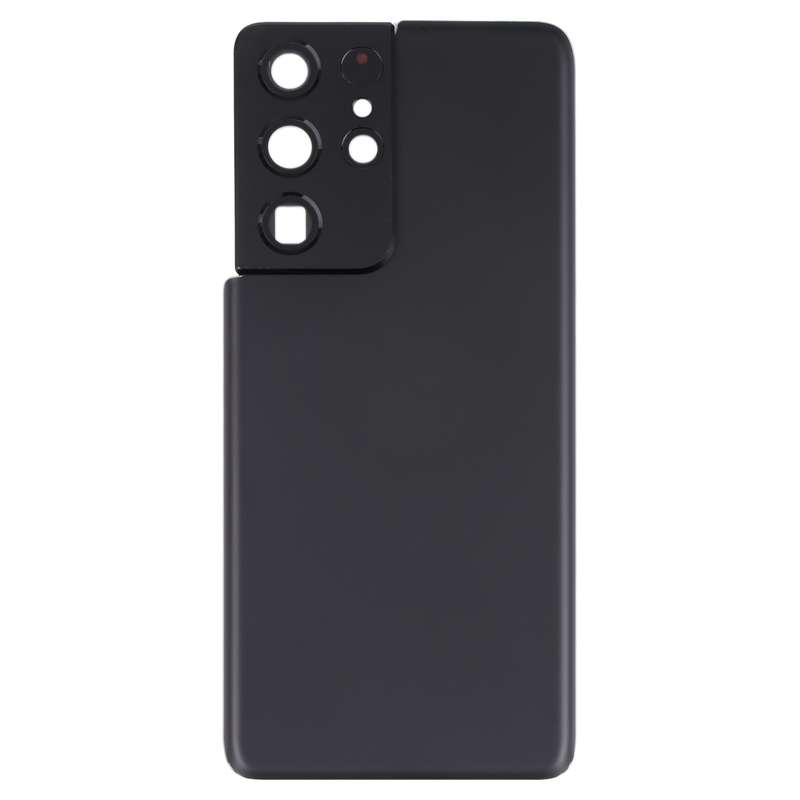 For Samsung Galaxy S21 Ultra 5G Battery Back Cover with Camera Lens Cover (Purple)