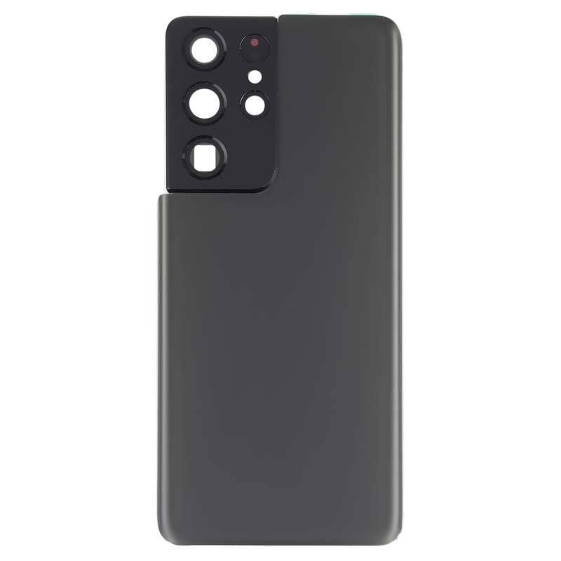For Samsung Galaxy S21 Ultra 5G Battery Back Cover with Camera Lens Cover (Purple)