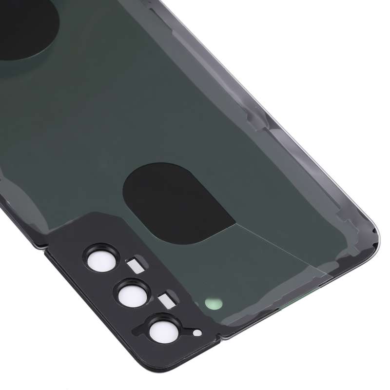 For Samsung Galaxy S21+ 5G Battery Back Cover with Camera Lens Cover (Black)