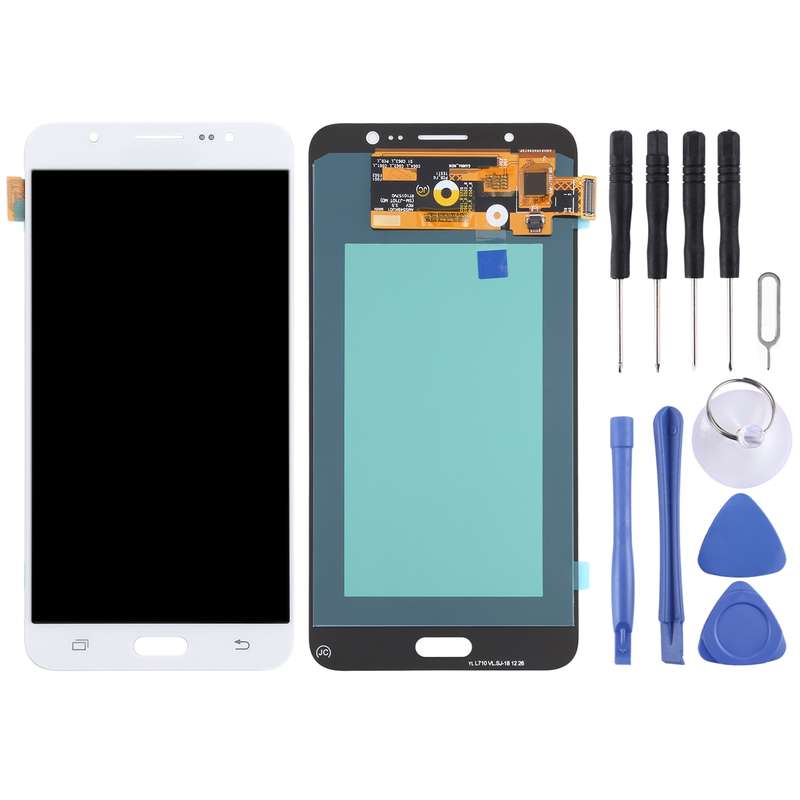 OLED LCD Screen for Samsung Galaxy J7 (2016) SM-J710 With Digitizer Full Assembly (White)