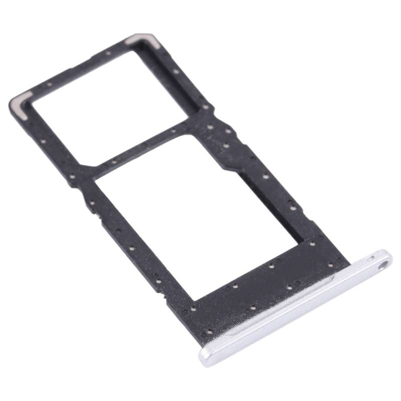 SIM Card Tray + Micro SD Card Tray for Samsung Galaxy Tab A7 Lite SM-T225 (Black)