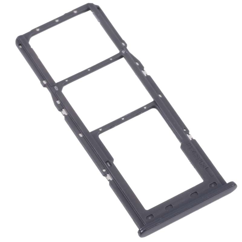 For Samsung Galaxy A13 SM-A135 Original SIM Card Tray + SIM Card Tray + Micro SD card tray (Black)