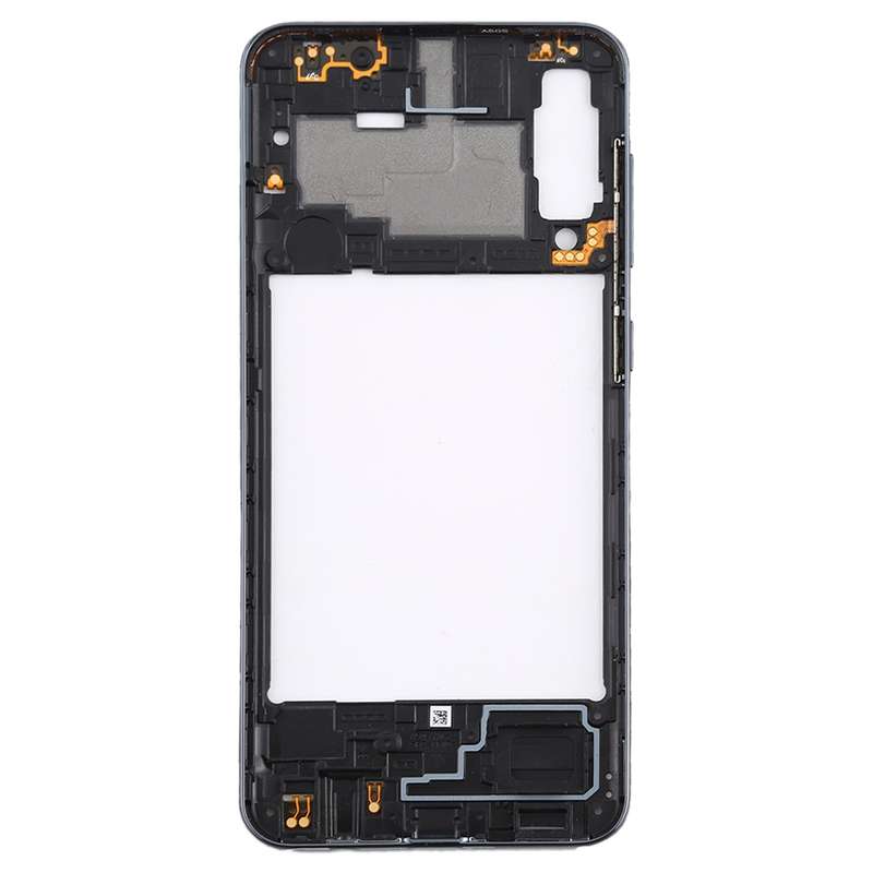 For Galaxy A50s Rear Housing Frame with Side Keys (Black)