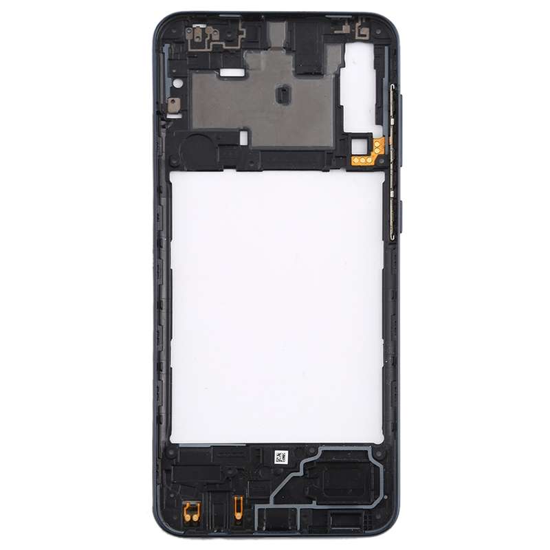 For Galaxy A30s Rear Housing Frame with Side Keys (Black)
