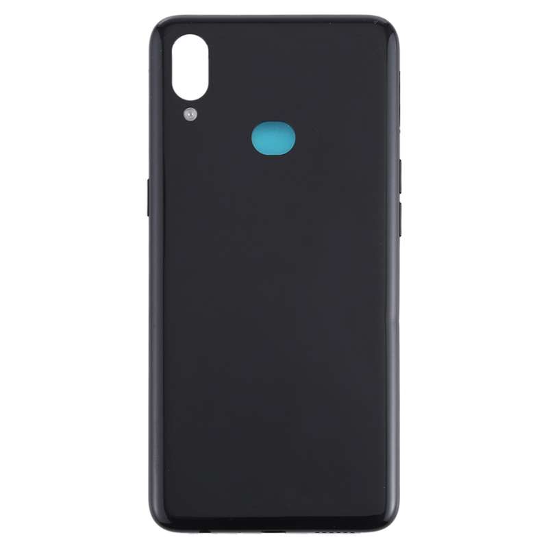 For Galaxy A10s Battery Back Cover with Side Keys (Black)