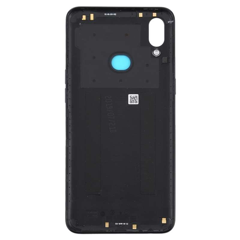 For Galaxy A10s Battery Back Cover with Side Keys (Black)