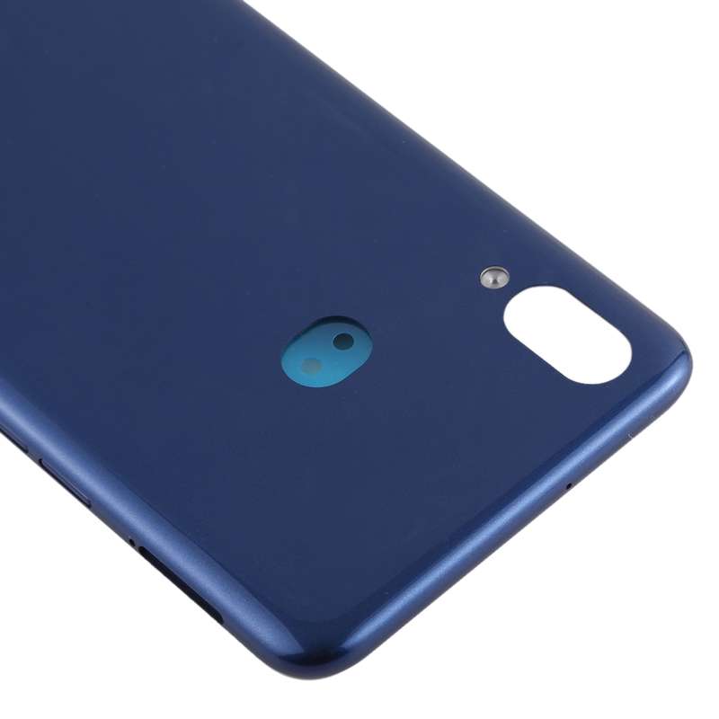 For Galaxy A10s Battery Back Cover with Side Keys (Black)