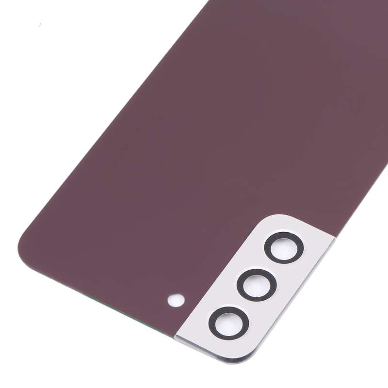 For Samsung Galaxy S22+ 5G SM-S906B Battery Back Cover with Camera Lens Cover (Pink)