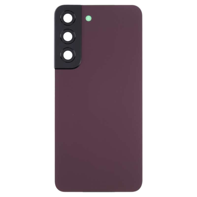 For Samsung Galaxy S22 5G SM-S901B Battery Back Cover with Camera Lens Cover (Grey)