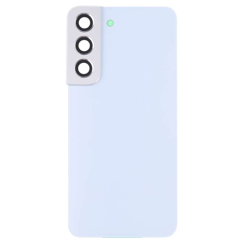 For Samsung Galaxy S22 5G SM-S901B Battery Back Cover with Camera Lens Cover (Grey)