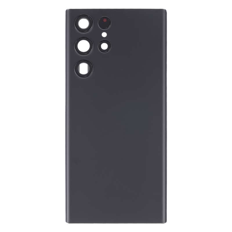 For Samsung Galaxy S22 Ultra 5G SM-S908B Battery Back Cover with Camera Lens Cover (Gold)