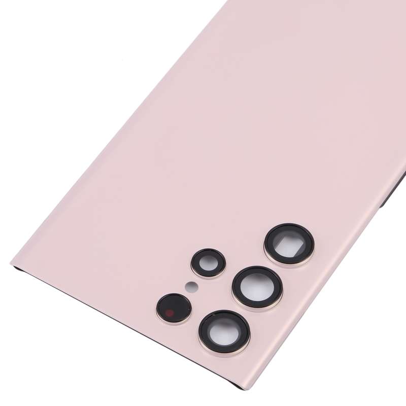 For Samsung Galaxy S22 Ultra 5G SM-S908B Battery Back Cover with Camera Lens Cover (White)